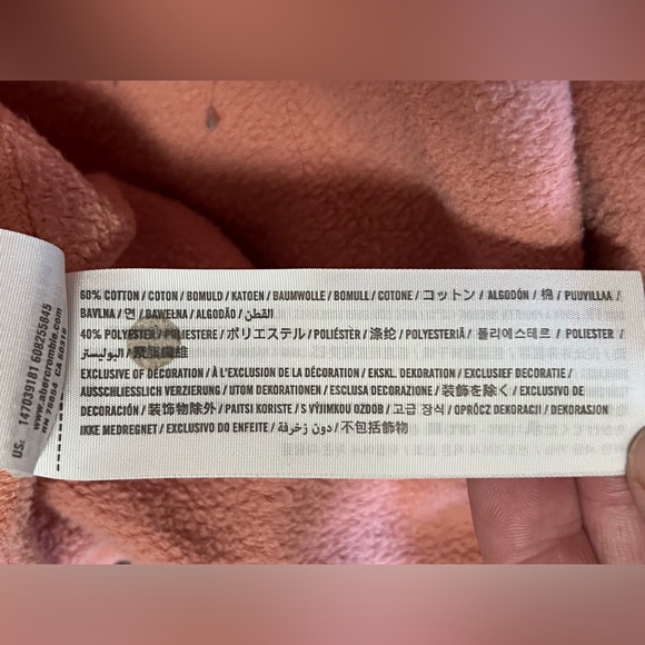 Abercrombie & Fitch Y2K coral logo jogger sweatpants - Picture 9 of 11